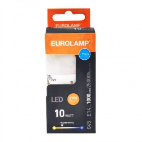Λάμπα LED Θερμό Λευκό G45 Ε14 Eurolamp 147-77353 10W 2
