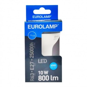 Λάμπα LED Ψυχρό Λευκό R63 Ε27 Eurolamp 147-77453 10W 2
