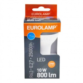 Λάμπα LED Θερμό Λευκό R63 Ε27 Eurolamp 147-77455 10W 2