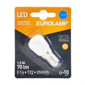 Λάμπα Ψυγείου LED Θερμό Λευκό T22 E14 Eurolamp 147-82820... 2