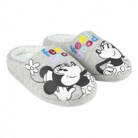 Παντόφλες Χειμερινές για Κορίτσια Γκρι Minnie Mouse...