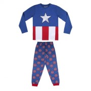Πιτζάμα Παιδική Βαμβακερή Captain America Marvel Cerda 7697