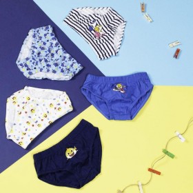 Σετ 5τμχ Σλιπάκια Βαμβακερά για Αγόρια Baby Shark... 2