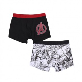 Σετ 2τμχ Μποξεράκια Βαμβακερά για Αγόρια Avengers Marvel...