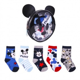 Σετ 5τμχ Κάλτσες Παιδικές σε Θήκη Mickey Mouse Disney...