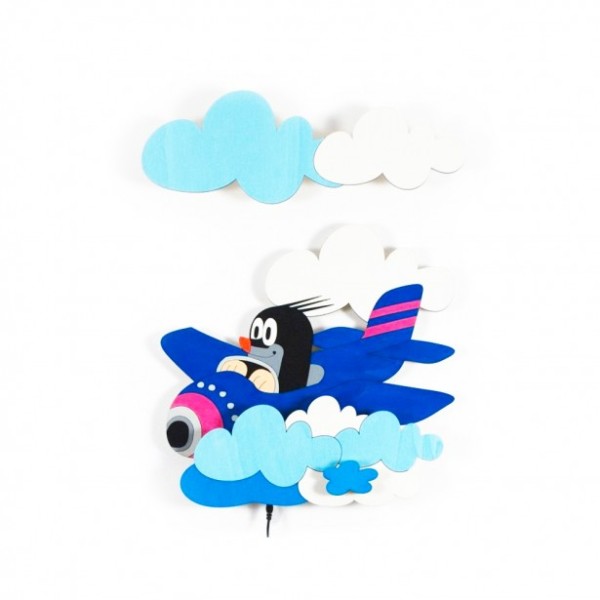 Φωτιστικό Επιτοίχιο Ξύλινο Little Mole in Plane...