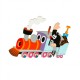 Κρεμάστρα Ξύλινη Τριπλή Little Mole in Choo-Choo Dodo 74046