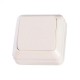 Διακόπτης Μονός Εξωτερικός A/R Mini IP20 Eurolamp 147-12241