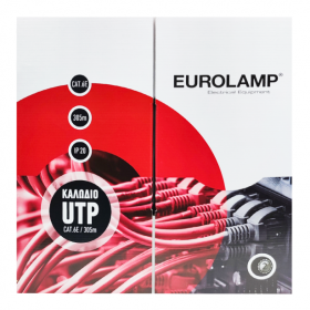 Καλώδιο Δικτύου UTP CAT-6E Εurolamp 147-13105 4x2x0,574mm...