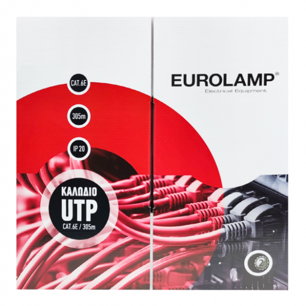 Καλώδιο Δικτύου UTP CAT-6E Εurolamp 147-13105...