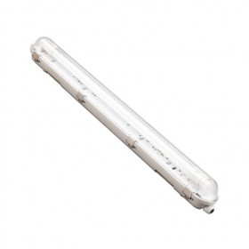 Φωτιστικό Στεγανό για LED Tube με Inox Clips Eurolamp...