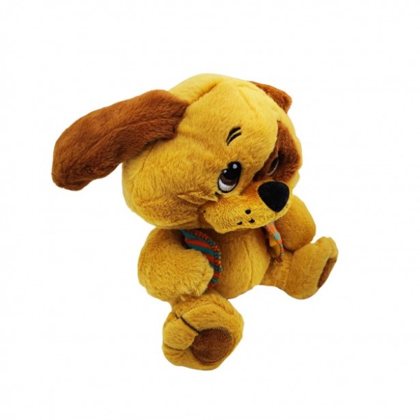 Λούτρινος Σκύλος με Γιλέκο Amek Toys 22cm