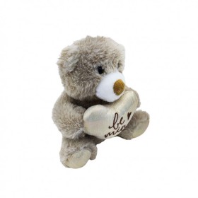Λούτρινο Αρκουδάκι με Καρδιά Amek Toys 22cm 2