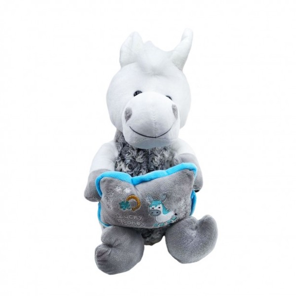Λούτρινο Γαϊδουράκι Lucky Dοnkey Amek Toys 28cm