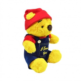 Λούτρινο Αρκουδάκι με Φόρμα Amek Toys 33cm 2