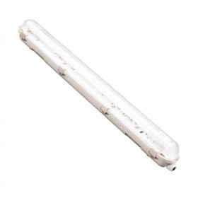 Φωτιστικό Στεγανό για LED Tube με Inox Clips Eurolamp...
