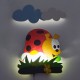 Λάμπα Τοίχου LED Πασχαλίτσα με Σύννεφα Dodo 74013 1W