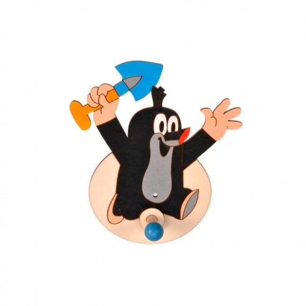 Κρεμάστρα Ξύλινη Little Mole With Shovel Dodo...