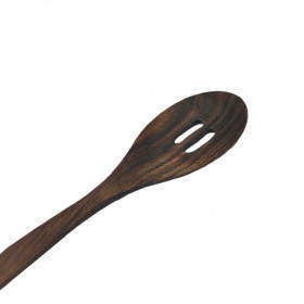 Κουτάλα Τρυπητή Ξύλινη Zembu Premium 29,5cm 2