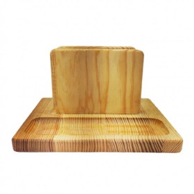 Βάση για Χαρτοπετσέτες Ξύλινη Zembu 19x16cm 2
