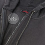 Ζακέτα Φούτερ Unisex με Κουκούλα & Χνουδωτή Επένδυση Passavas 7200.179NA