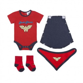 Σετ 4τμχ Φορμάκι με Καλτσάκια & Σαλιάρα Wonder Woman DC...