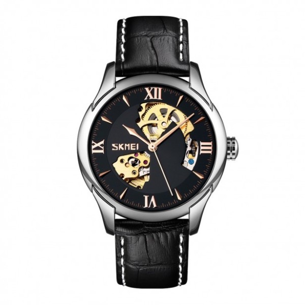 Ρολόι Χειρός Αυτόματο Skmei 9223SIBK