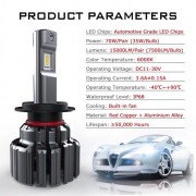 Σετ 2τμχ Λάμπες Αυτοκινήτου LED H4 Headlight Novsight 2x35W