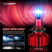 Σετ 2τμχ Λάμπες Αυτοκινήτου LED H7 Headlight Novsight 2x30W