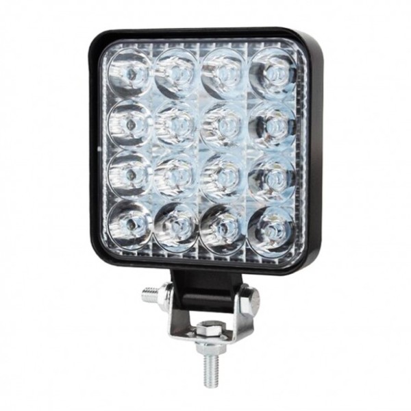 Προβολέας Αυτοκινήτου 16 LED Τετράγωνος Super...