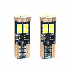 Σετ 2τμχ Λάμπες Αυτοκινήτου LED Τ10 12SMD 3030 29mm 2