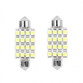Σετ 2τμχ Λάμπες Αυτοκινήτου Canbus 16LED 3528 41mm 2