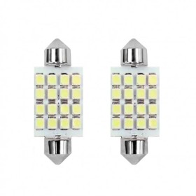 Σετ 2τμχ Λάμπες Αυτοκινήτου Canbus 16LED 3528 39mm 2