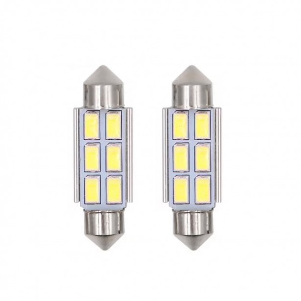 Σετ 2τμχ Λάμπες Αυτοκινήτου Canbus LED 6SMD...