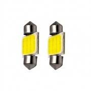 Σετ 2τμχ Λάμπες Αυτοκινήτου LED 12SMD C5W C10 COB 31mm