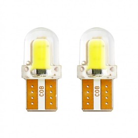 Σετ 2τμχ Λάμπες Αυτοκινήτου LED W5W 194 168 Τ10 COB... 2