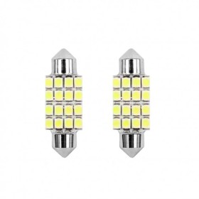 Σετ 2τμχ Λάμπες Αυτοκινήτου Canbus 16LED 3528 36mm 2