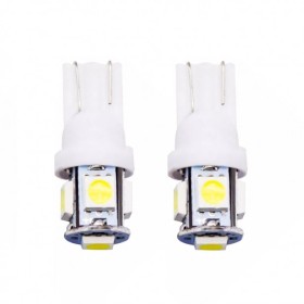 Σετ 2τμχ Λάμπες Αυτοκινήτου LED Τ10 5SMD 5050 29mm 2