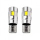 Σετ 2τμχ Λάμπες Αυτοκινήτου Canbus Error Free LED 6SMD T10 5630 30mm
