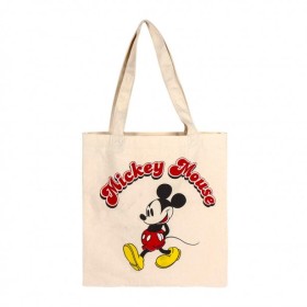 Τσάντα για Ψώνια Βαμβακερή Mickey Mouse Disney Cerda...