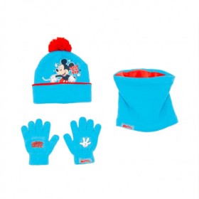 Σετ 3τμχ Σκουφάκι Pom Pom με Γάντια & Περιλαίμιο Mickey... 2