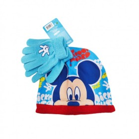 Σετ 2τμχ Σκουφάκι με Γάντια Mickey Mouse Disney Arditex...