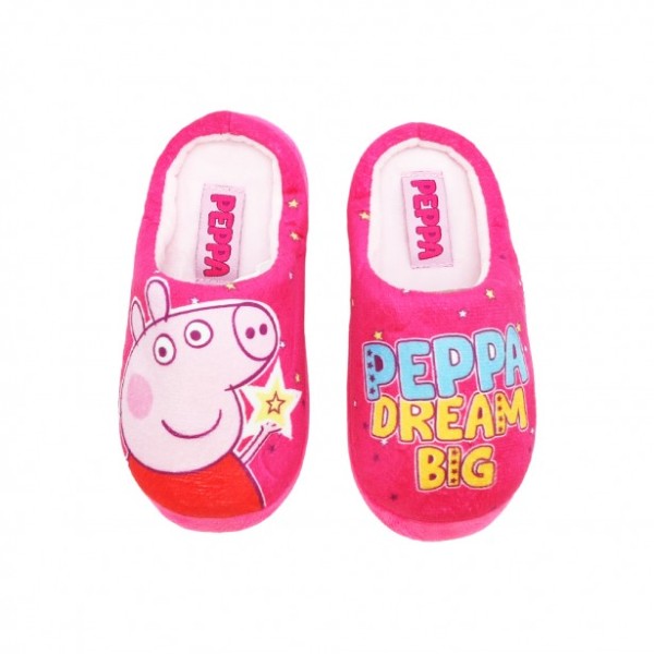 Παντόφλες Χειμερινές για Κορίτσια Φούξια Peppa...