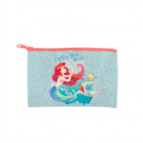 Σετ 8τμχ Κασετίνα με Στυλό & Αυτοκόλλητα Princess Ariel... 2