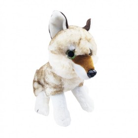 Λούτρινος Λύκος Μπεζ Amek Toys 23cm 2