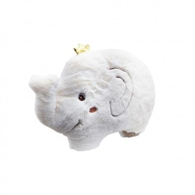 Μαξιλάρι Ελέφαντας Λευκό Amek Toys 20cm 2