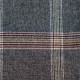 Κασκόλ Πλεκτό Καρό Γκρι Σκούρο W-18095