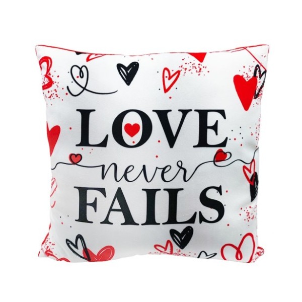 Μαξιλάρι Διακοσμητικό Love Never Fails Amek...
