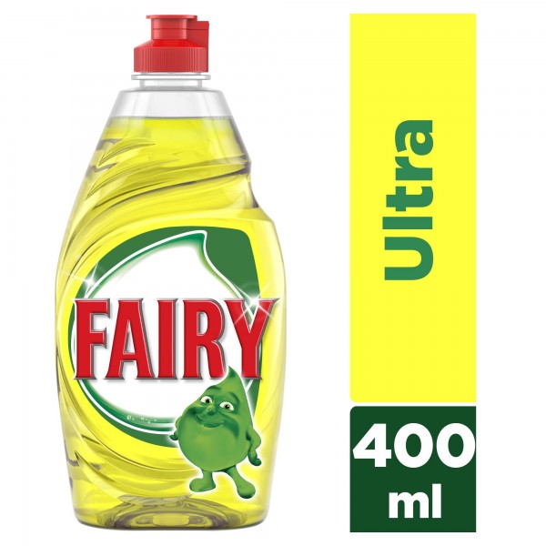 Υγρό Απορρυπαντικό Πιάτων Fairy Ultra Lemon 400ml