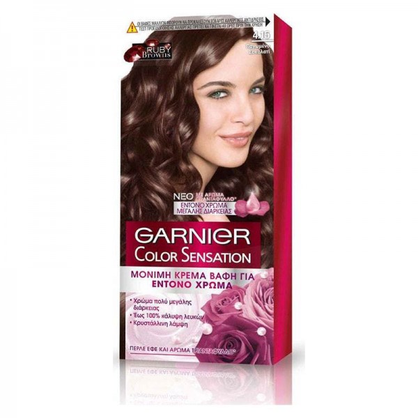 Βαφή Μαλλιών Garnier Color Sensation Νο 4.15 Παγωμένο Σοκολατί 40ml -2€
